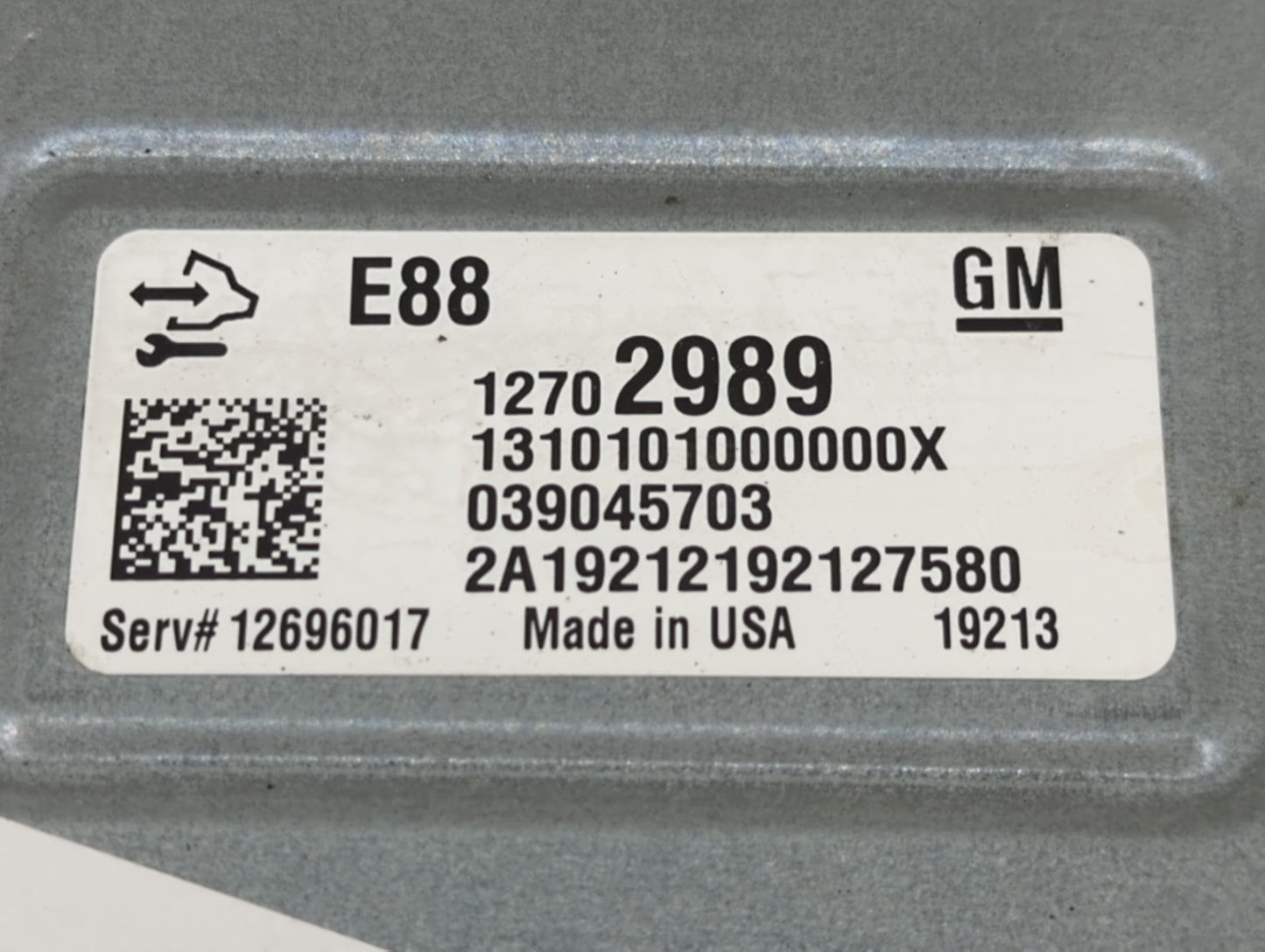 2020-2022 Chevrolet Equinox PCM Engine Control Computer ECU ECM PCU OEM P/N:039045703 12702989 Fits Fits 2020 2021 2022 OEM 