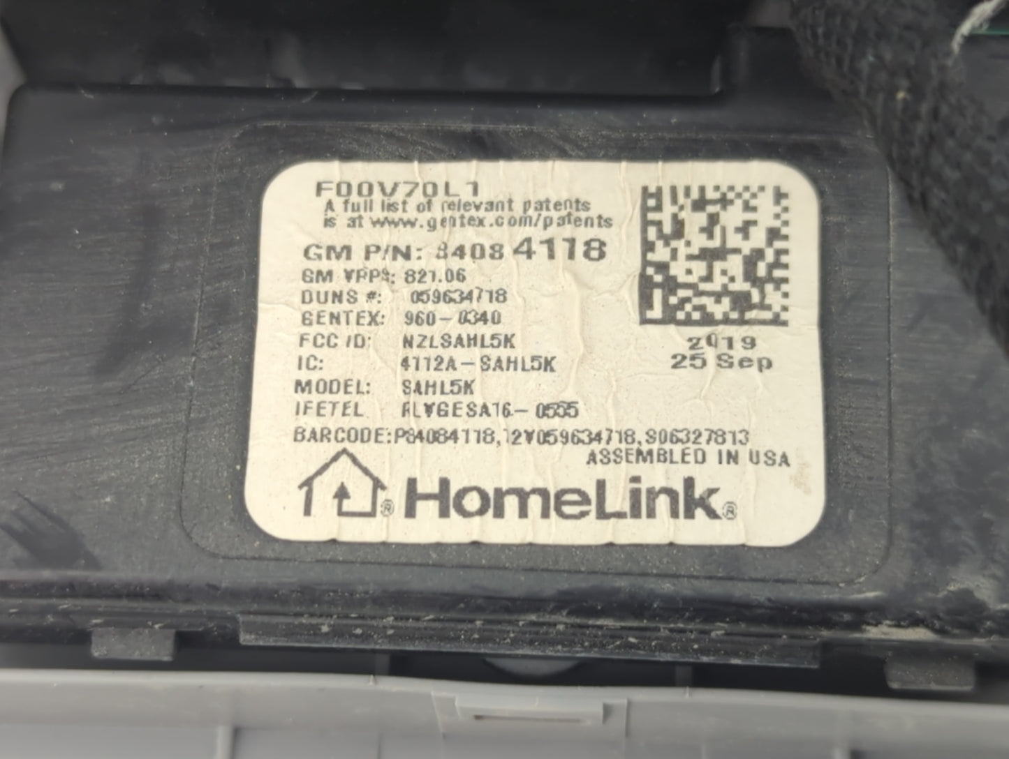 2018-2022 Chevrolet Equinox Overhead Roof Console 1322000 - Oemusedautoparts1.com