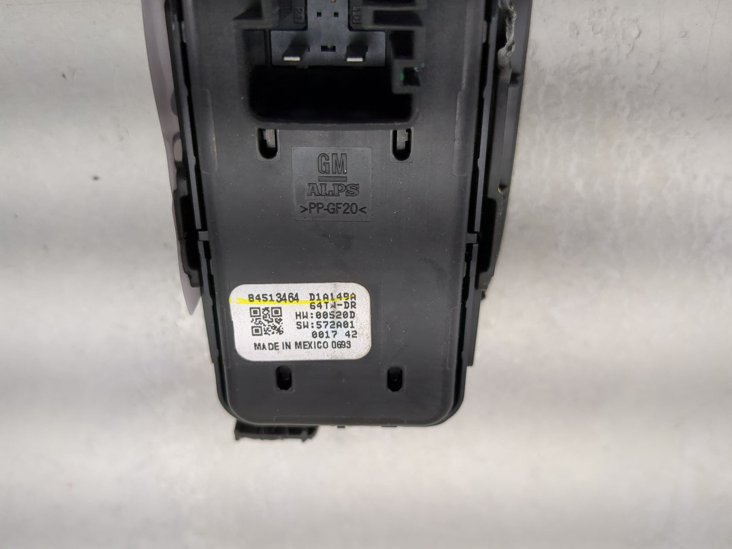 2018-2022 Chevrolet Equinox Master Power Window Switch Replacement Driver Side Left P/N:84513464 Fits OEM Used Auto Parts - 