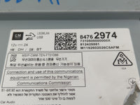 2019-2022 Chevrolet Equinox Radio AM FM Cd Player Receiver Replacement P/N:84762974 Fits Fits 2019 2020 2021 2022 OEM Used A