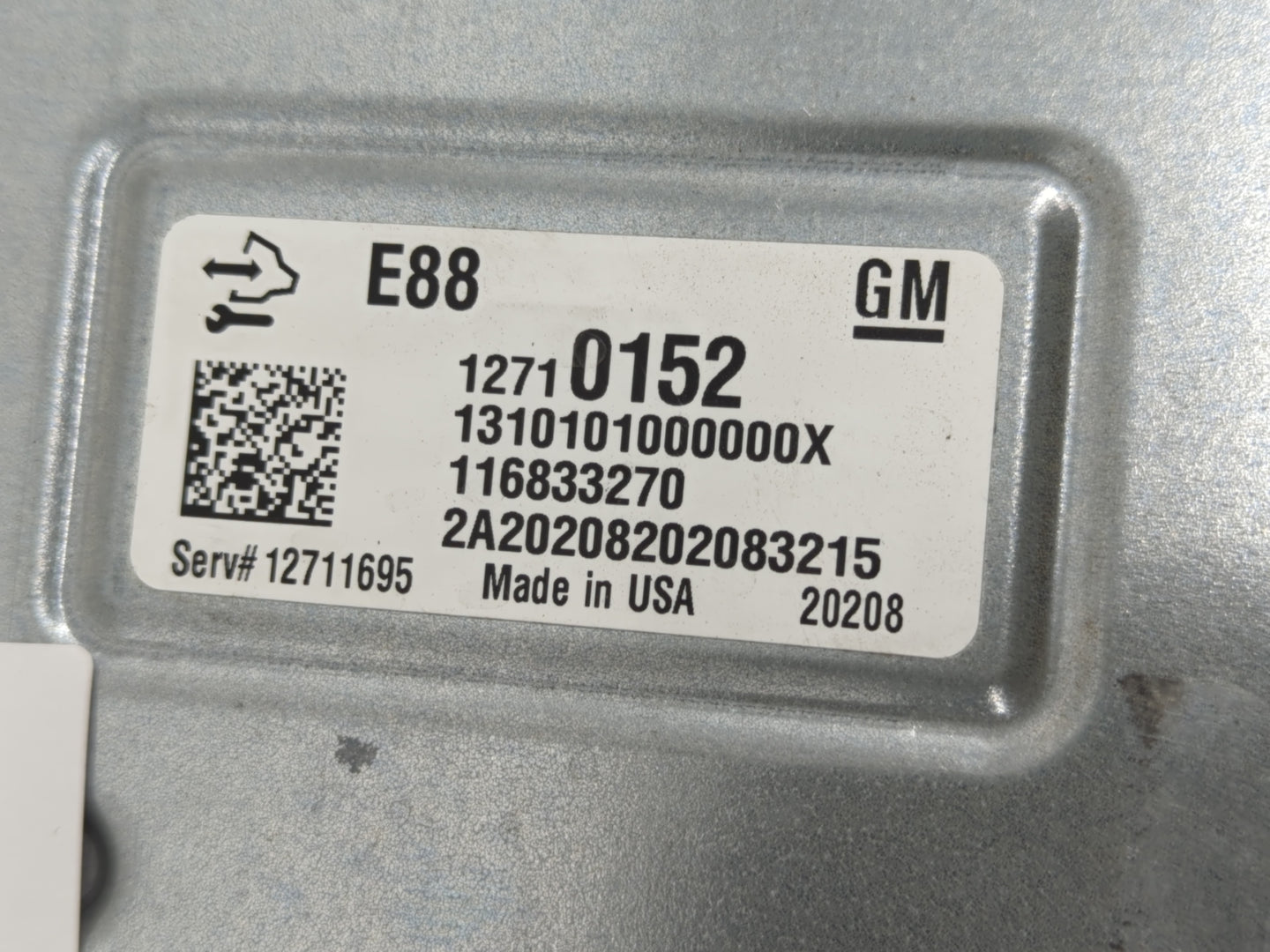 2020-2022 Chevrolet Equinox PCM Engine Control Computer ECU ECM PCU OEM P/N:12710152 Fits Fits 2020 2021 2022 OEM Used Auto 