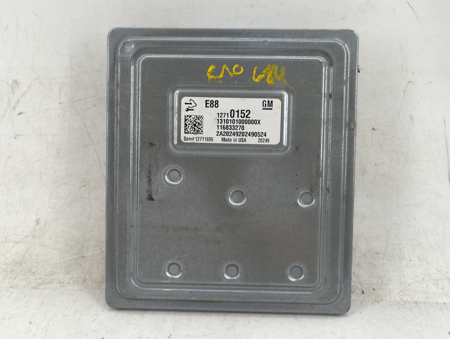 2020-2022 Chevrolet Equinox PCM Engine Control Computer ECU ECM PCU OEM P/N:116833270 12710152 Fits Fits 2020 2021 2022 OEM 