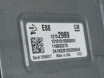 2020-2022 Chevrolet Equinox PCM Engine Control Computer ECU ECM PCU OEM P/N:116833270 12702989 Fits Fits 2020 2021 2022 OEM Used Auto Parts
