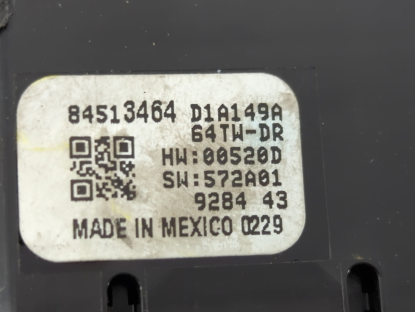 2018-2022 Chevrolet Equinox Master Power Window Switch Replacement Driver Side Left P/N:84513464 Fits OEM Used Auto Parts - 
