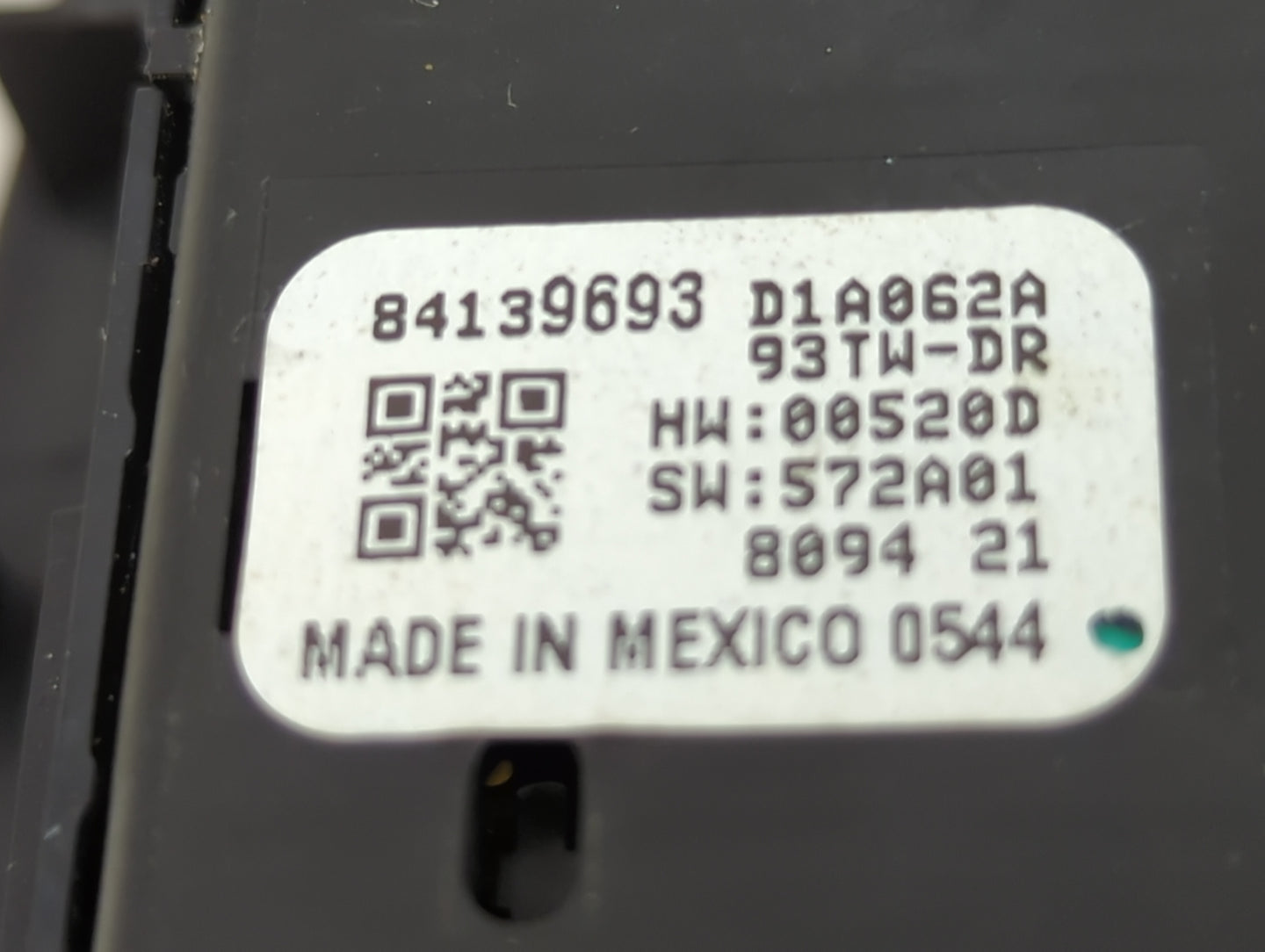 2018-2022 Chevrolet Equinox Master Power Window Switch Replacement Driver Side Left P/N:84139693 Fits OEM Used Auto Parts - 