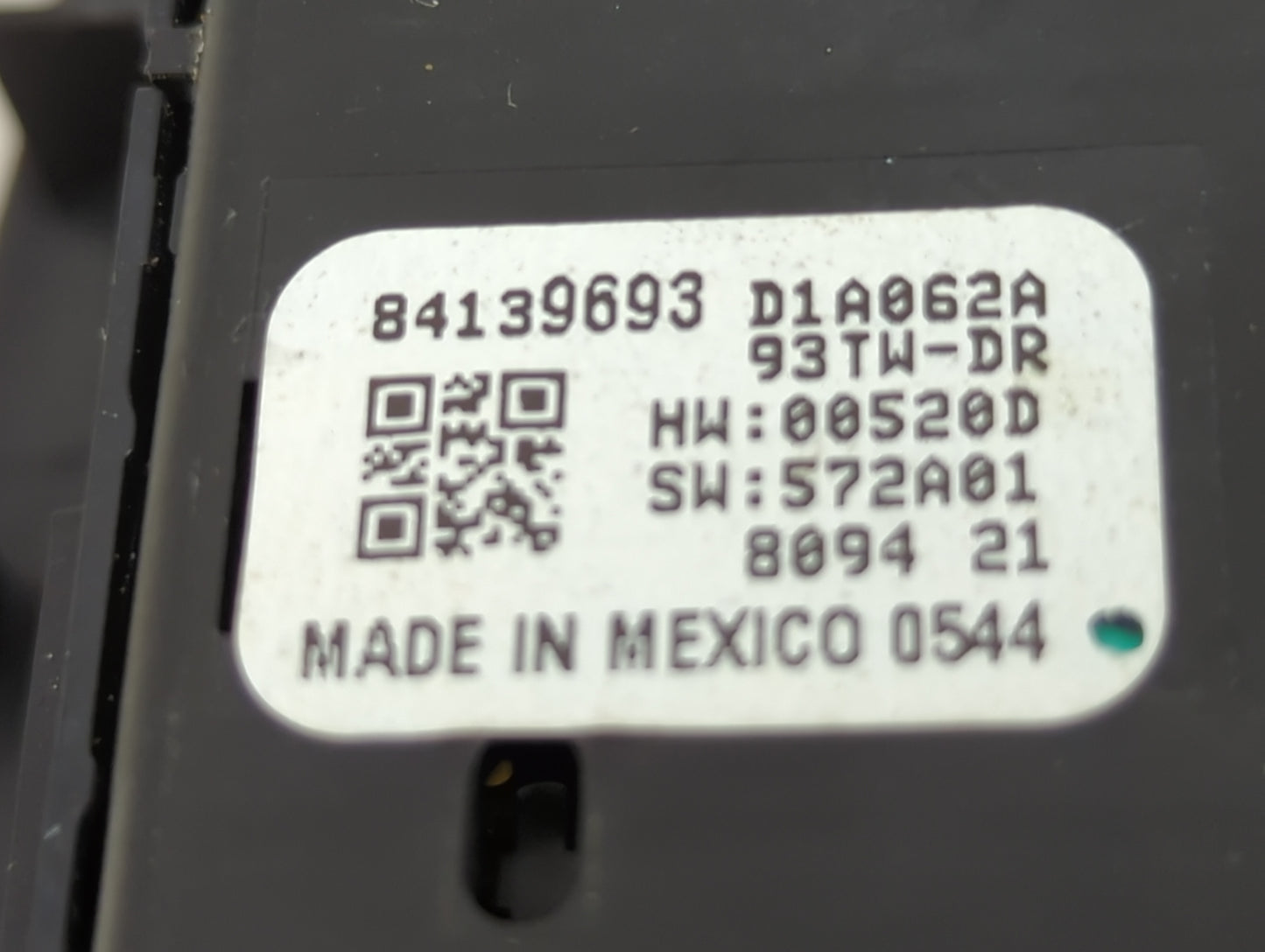 2018-2022 Chevrolet Equinox Master Power Window Switch Replacement Driver Side Left P/N:84139693 Fits OEM Used Auto Parts - 