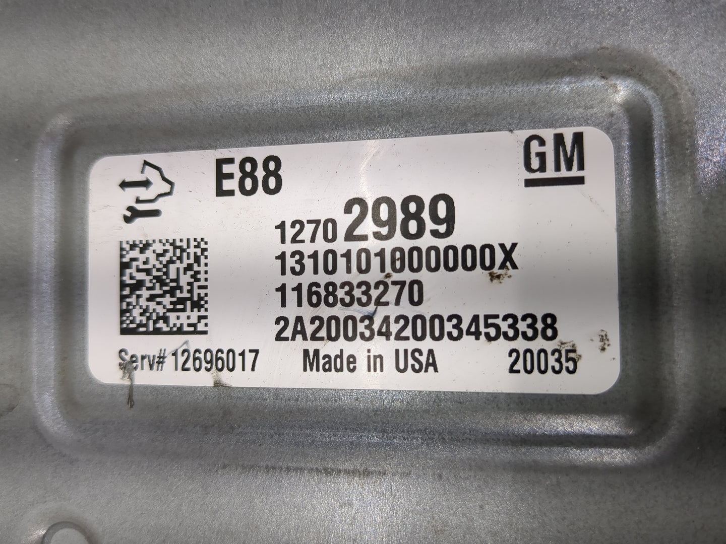2020-2022 Chevrolet Equinox PCM Engine Control Computer ECU ECM PCU OEM P/N:12702989 12696017 Fits Fits 2020 2021 2022 OEM U