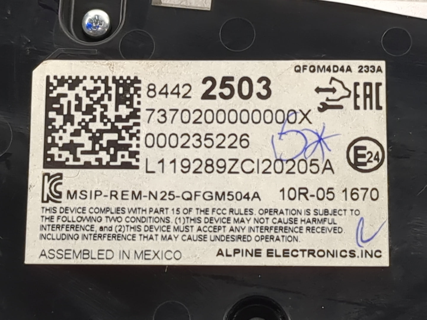 2019-2021 Chevrolet Equinox Climate Control Module Temperature AC/Heater Replacement P/N:000235226 84422503 Fits OEM Used Au