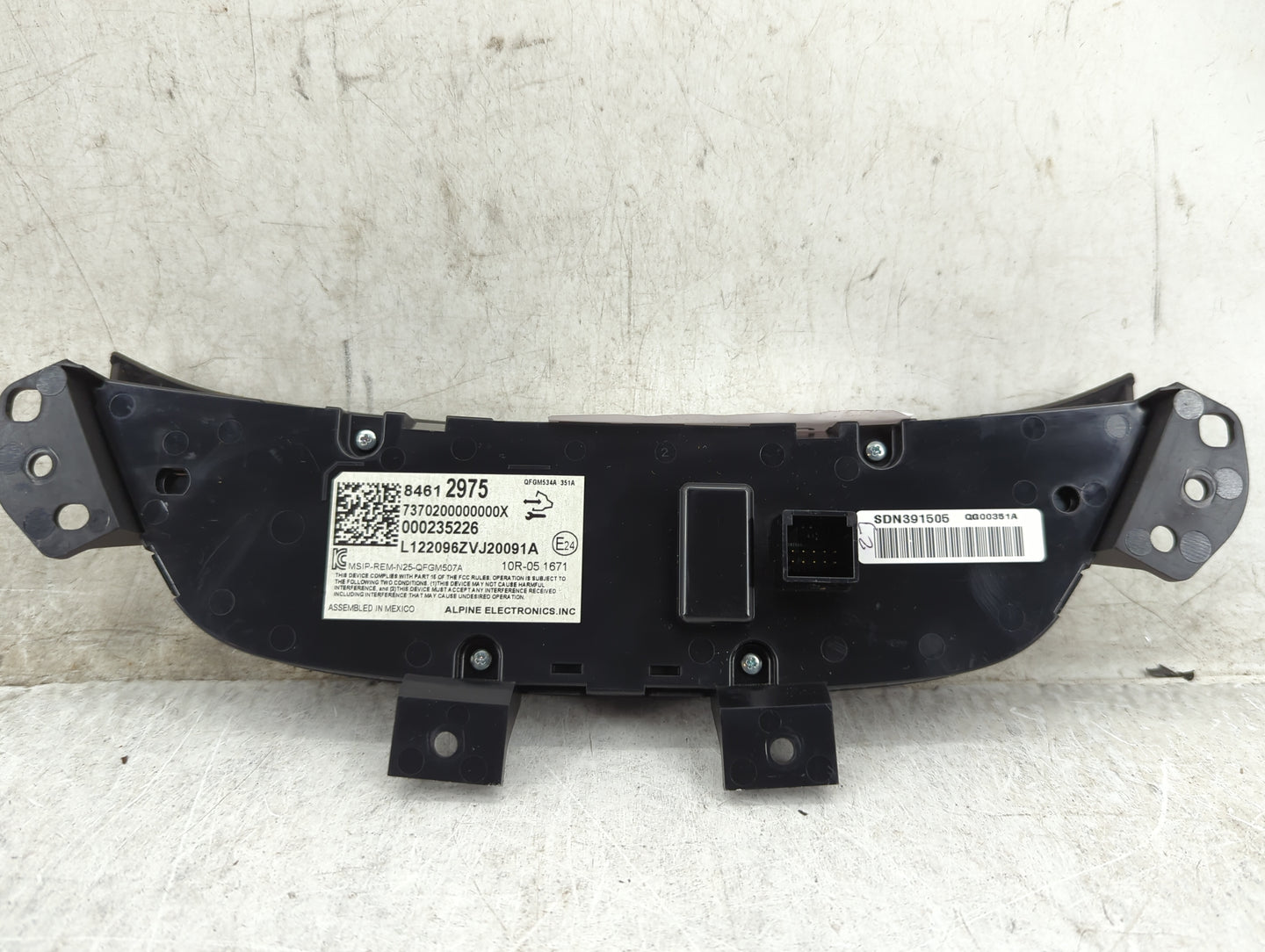 2020-2022 Chevrolet Equinox Climate Control Module Temperature AC/Heater Replacement P/N:84612975 7370200000000X Fits OEM Us