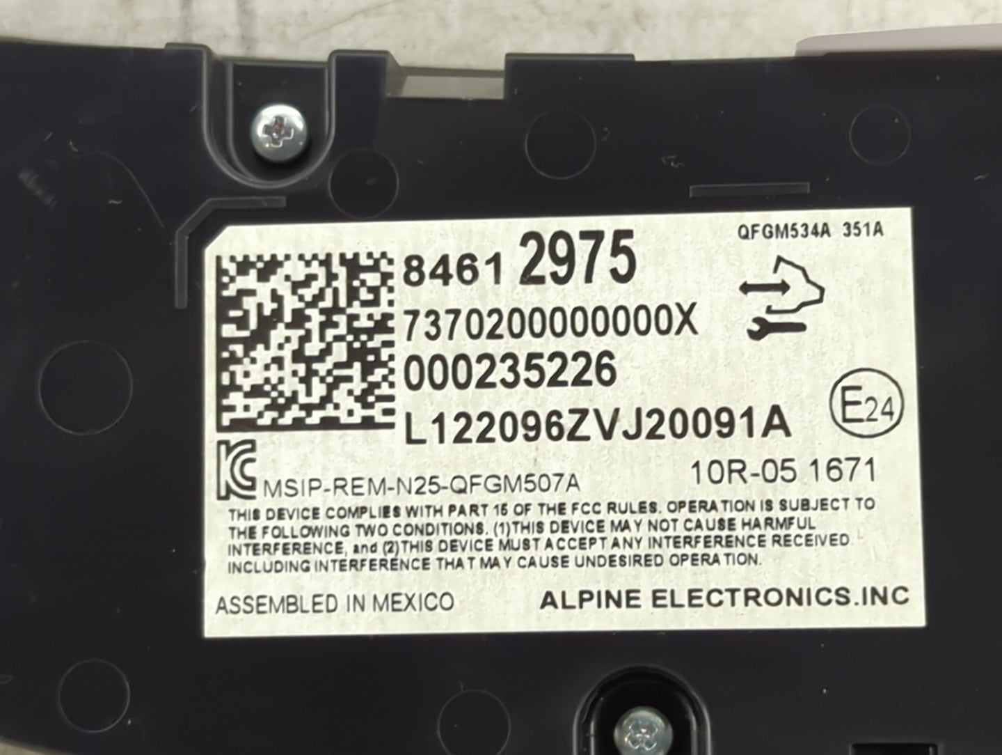 2020-2022 Chevrolet Equinox Climate Control Module Temperature AC/Heater Replacement P/N:84612975 7370200000000X Fits OEM Us