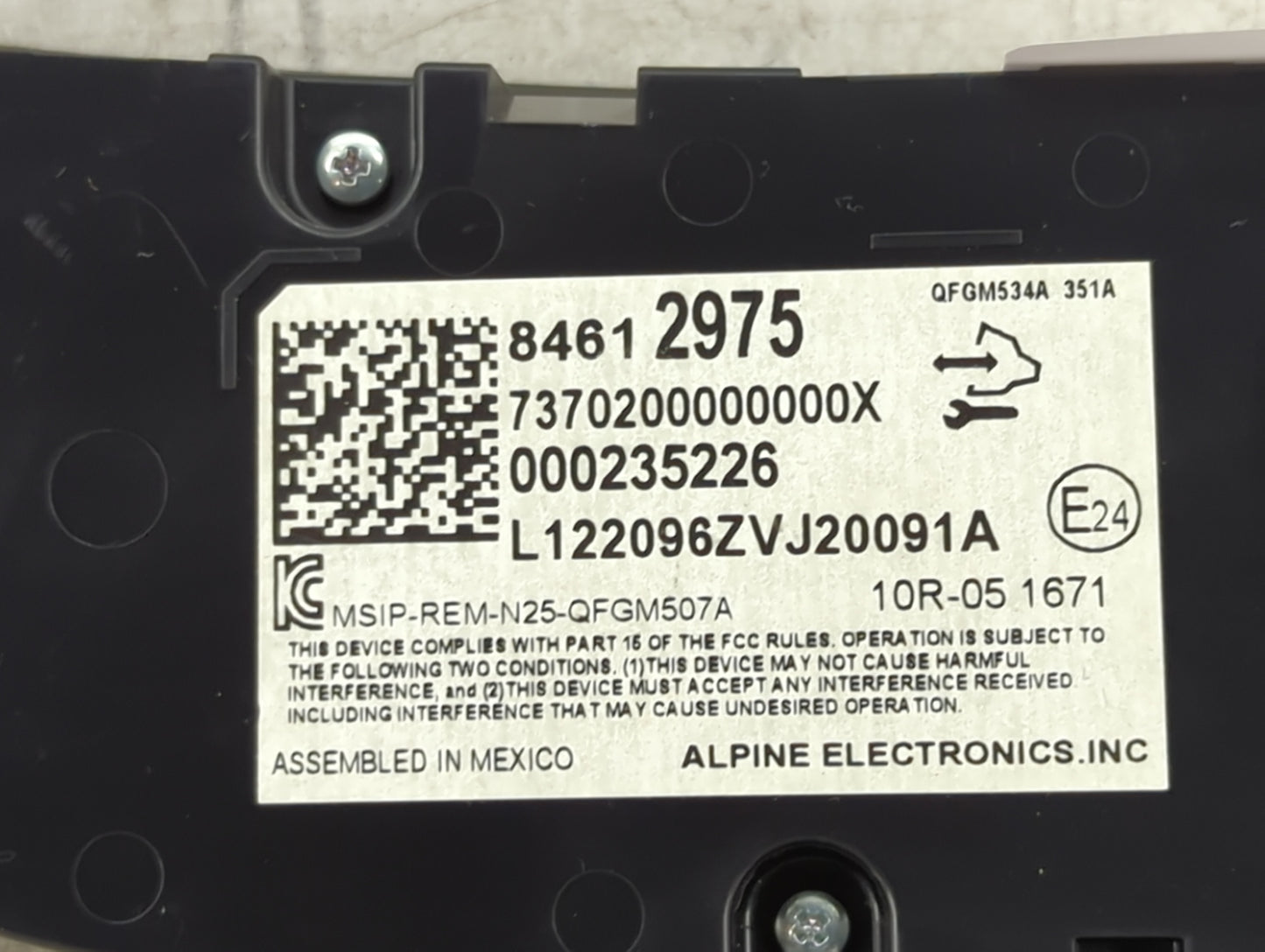 2020-2022 Chevrolet Equinox Climate Control Module Temperature AC/Heater Replacement P/N:84612975 7370200000000X Fits OEM Us