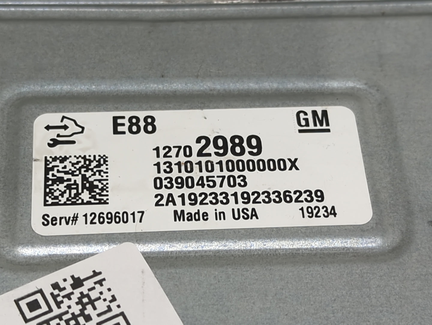 2020-2022 Chevrolet Equinox PCM Engine Control Computer ECU ECM PCU OEM P/N:12702989 12696017 Fits Fits 2020 2021 2022 OEM U