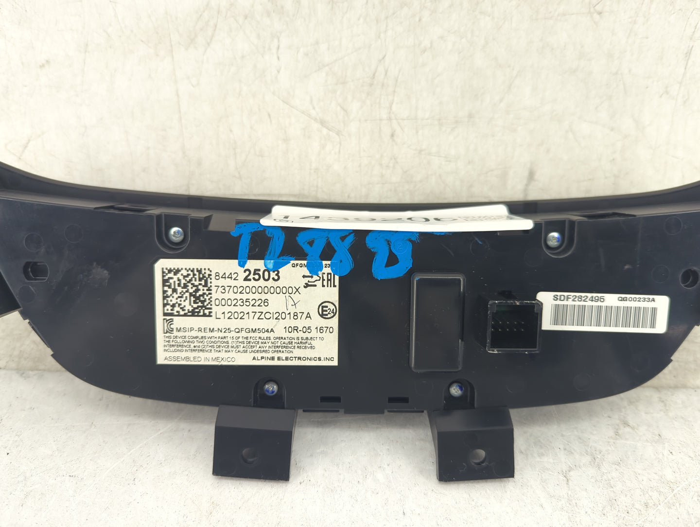 2019-2021 Chevrolet Equinox Climate Control Module Temperature AC/Heater Replacement P/N:84422503 7370200000000X Fits OEM Us