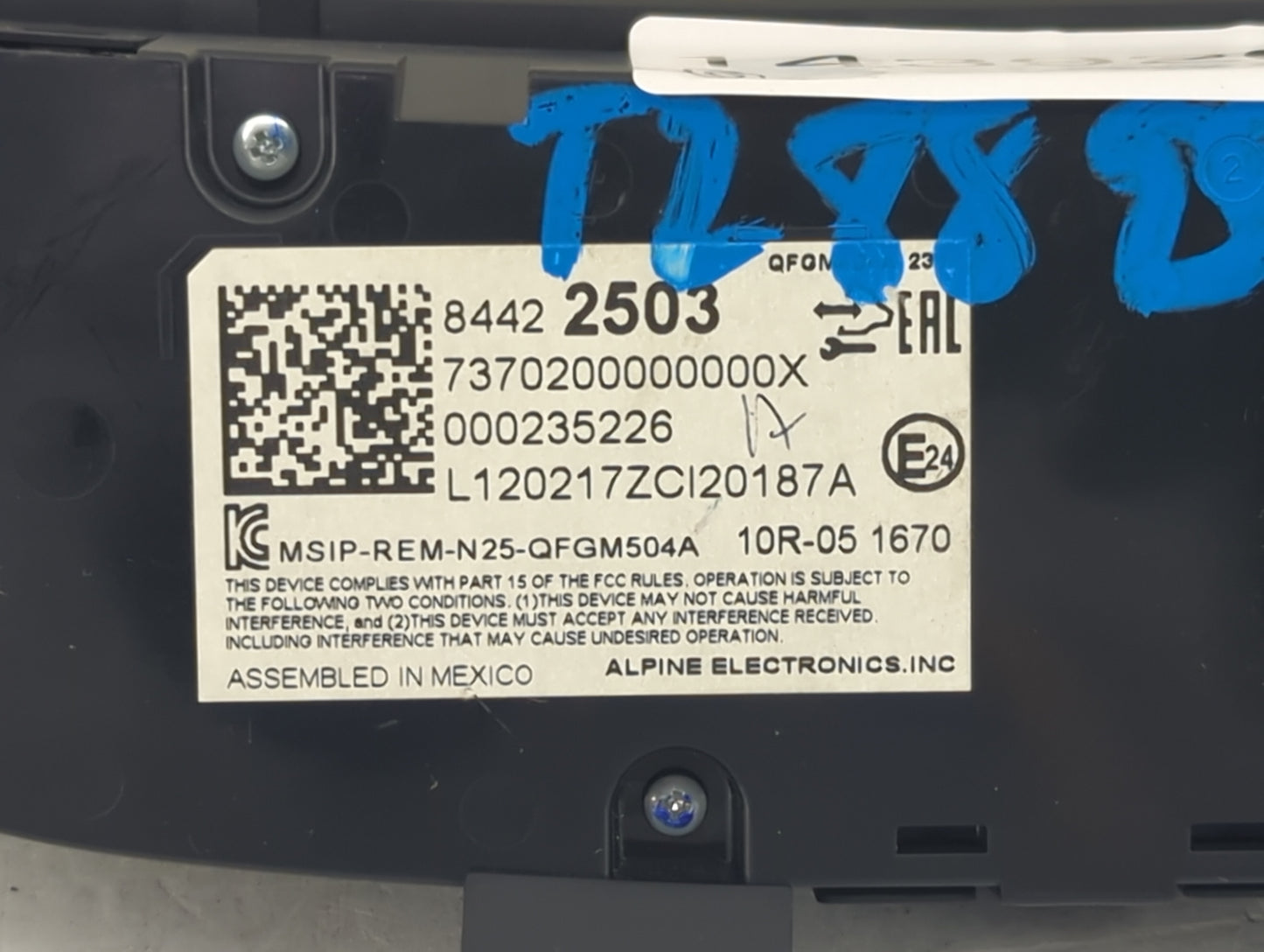 2019-2021 Chevrolet Equinox Climate Control Module Temperature AC/Heater Replacement P/N:84422503 7370200000000X Fits OEM Us