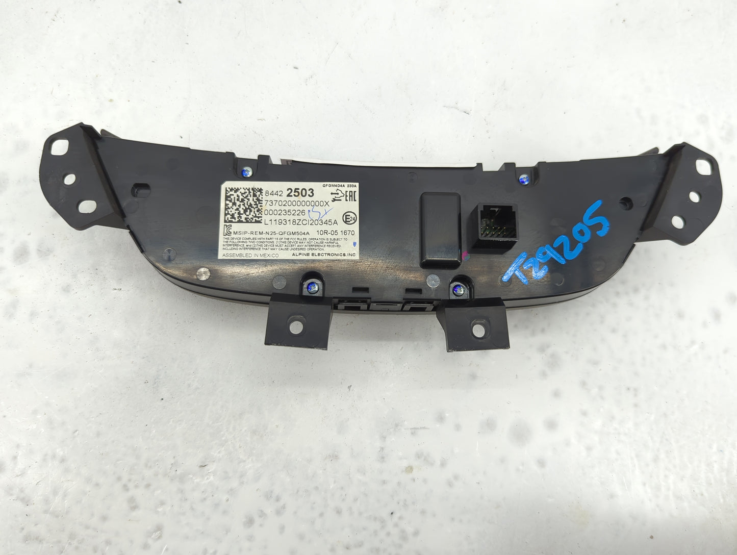 2019-2021 Chevrolet Equinox Climate Control Module Temperature AC/Heater Replacement P/N:84422503 Fits Fits 2019 2020 2021 O