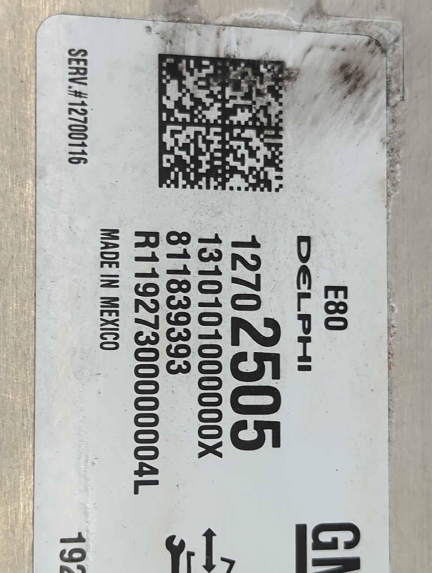 2018-2020 Chevrolet Equinox PCM Engine Control Computer ECU ECM PCU OEM P/N:12702505 Fits Fits 2017 2018 2019 2020 2021 2022