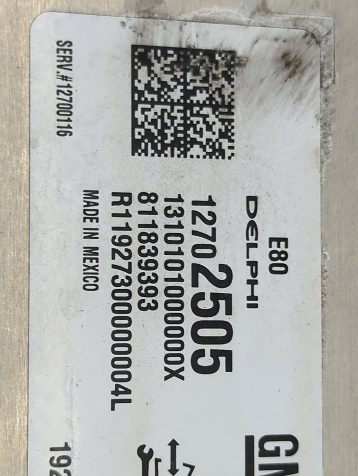 2018-2020 Chevrolet Equinox PCM Engine Control Computer ECU ECM PCU OEM P/N:12702505 Fits Fits 2017 2018 2019 2020 2021 2022