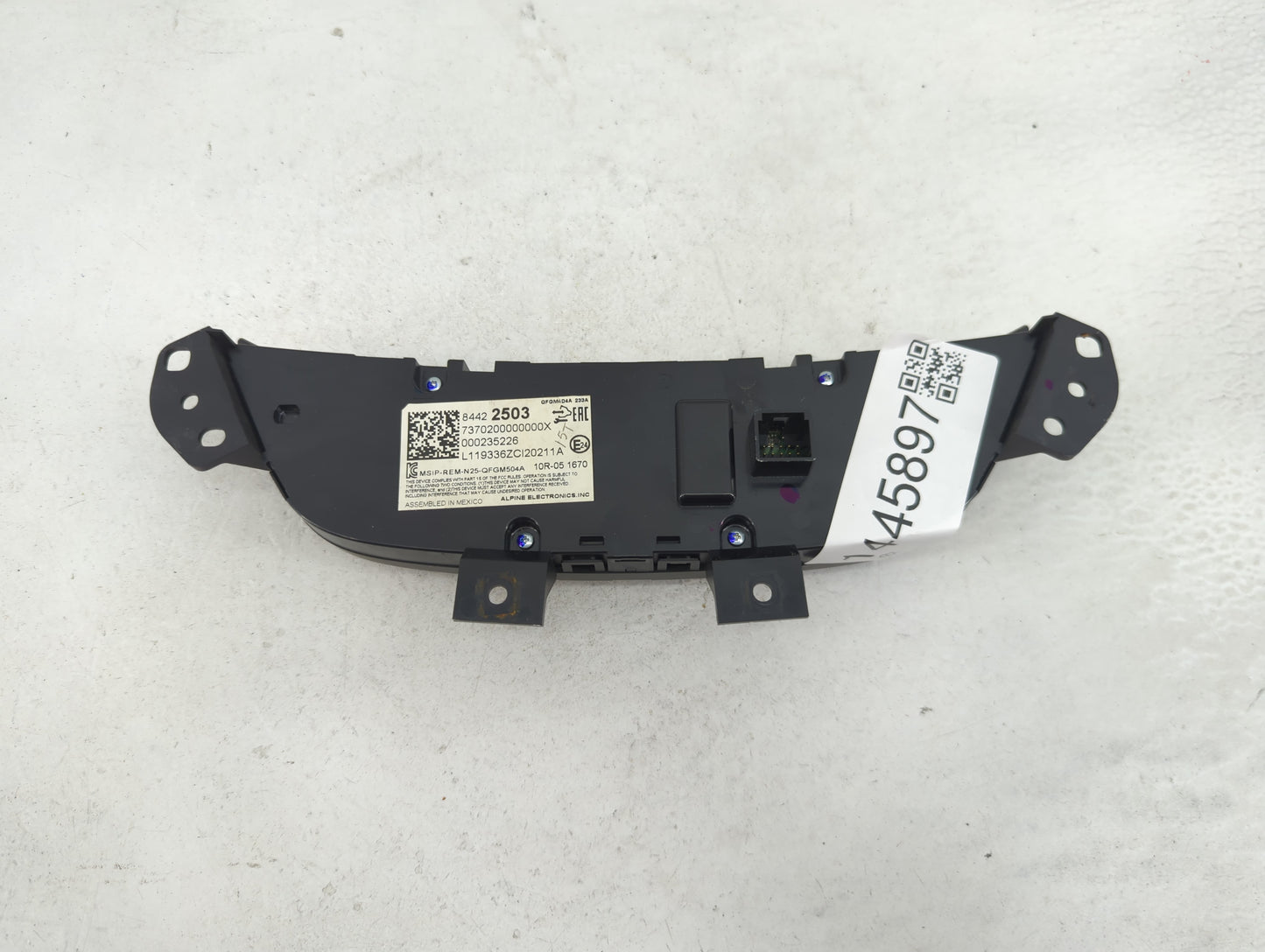 2019-2021 Chevrolet Equinox Climate Control Module Temperature AC/Heater Replacement P/N:84422503 7370200000000X Fits OEM Us