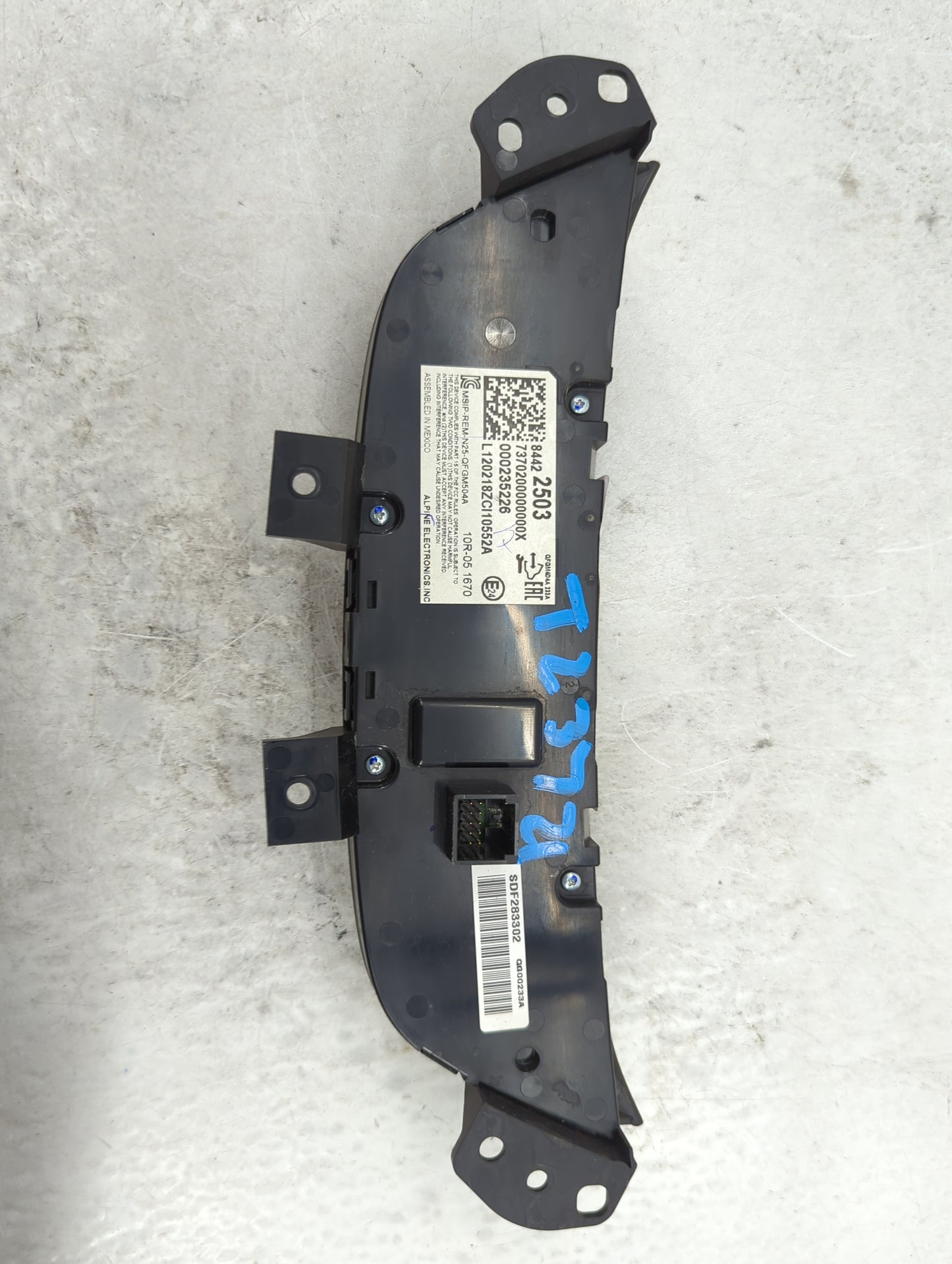 2020 Chevrolet Equinox Climate Control Module Temperature AC/Heater Replacement P/N:84422503 QFGM404A, MSIP-REM-N25-QFGM504A