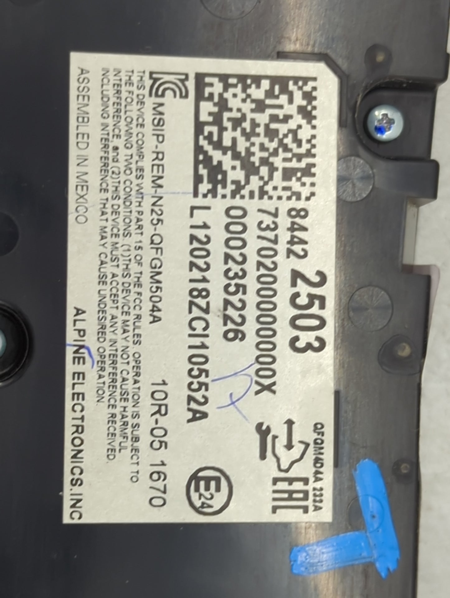 2020 Chevrolet Equinox Climate Control Module Temperature AC/Heater Replacement P/N:84422503 QFGM404A, MSIP-REM-N25-QFGM504A