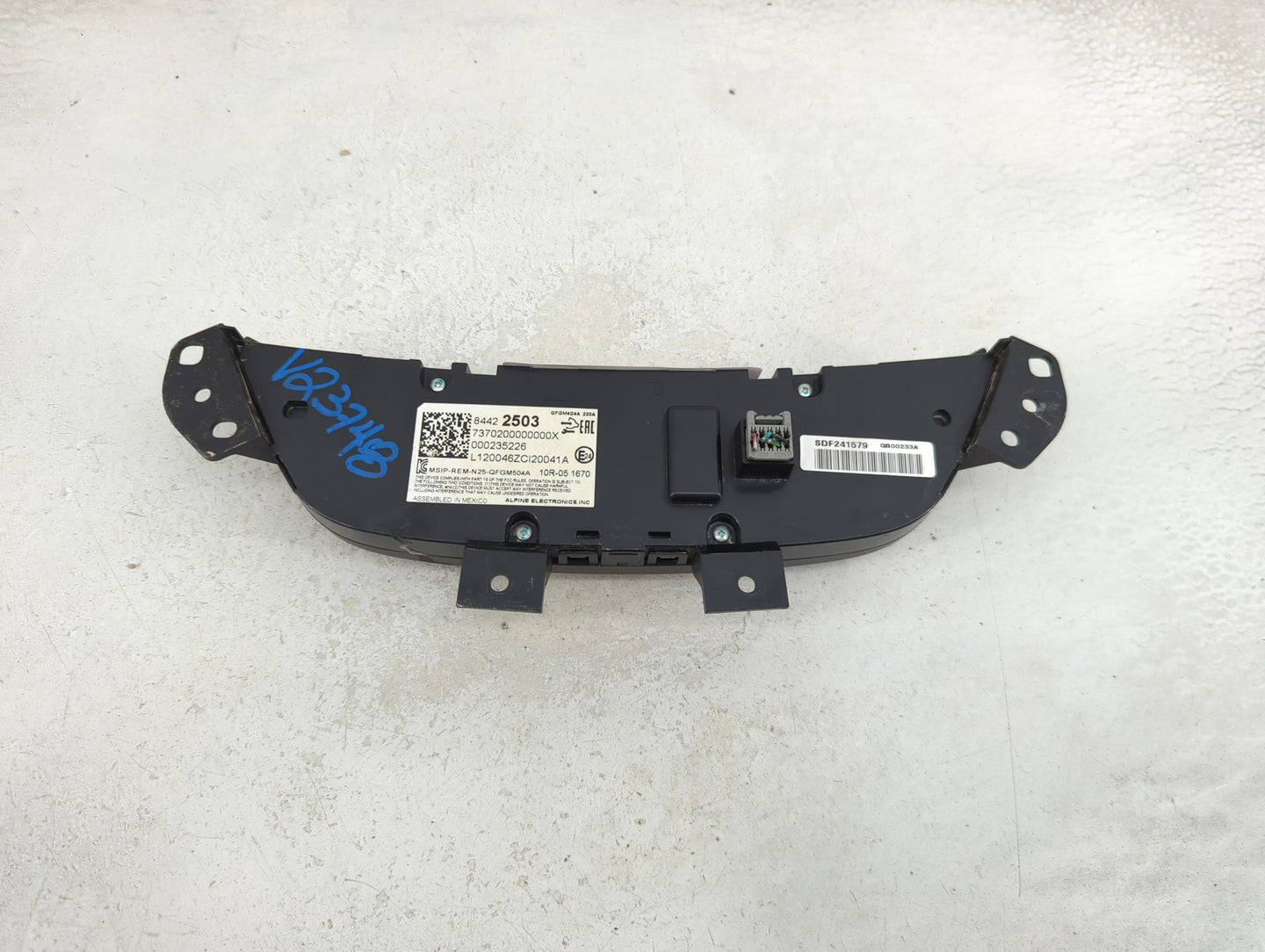 2019-2021 Chevrolet Equinox Climate Control Module Temperature AC/Heater Replacement P/N:84422503 Fits Fits 2019 2020 2021 O
