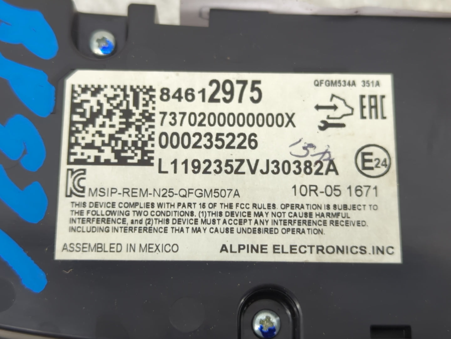 2020-2022 Chevrolet Equinox Climate Control Module Temperature AC/Heater Replacement P/N:84612975 Fits Fits 2020 2021 2022 O