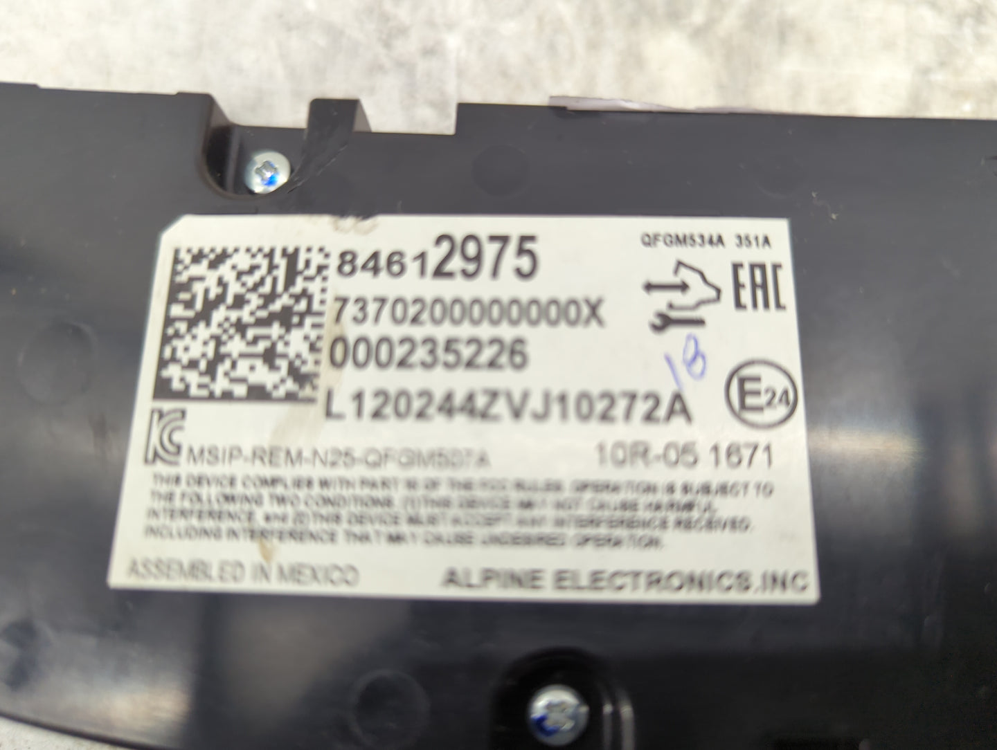 2018-2021 Chevrolet Equinox Climate Control Module Temperature AC/Heater Replacement P/N:84612975 7370200000000X Fits OEM Us