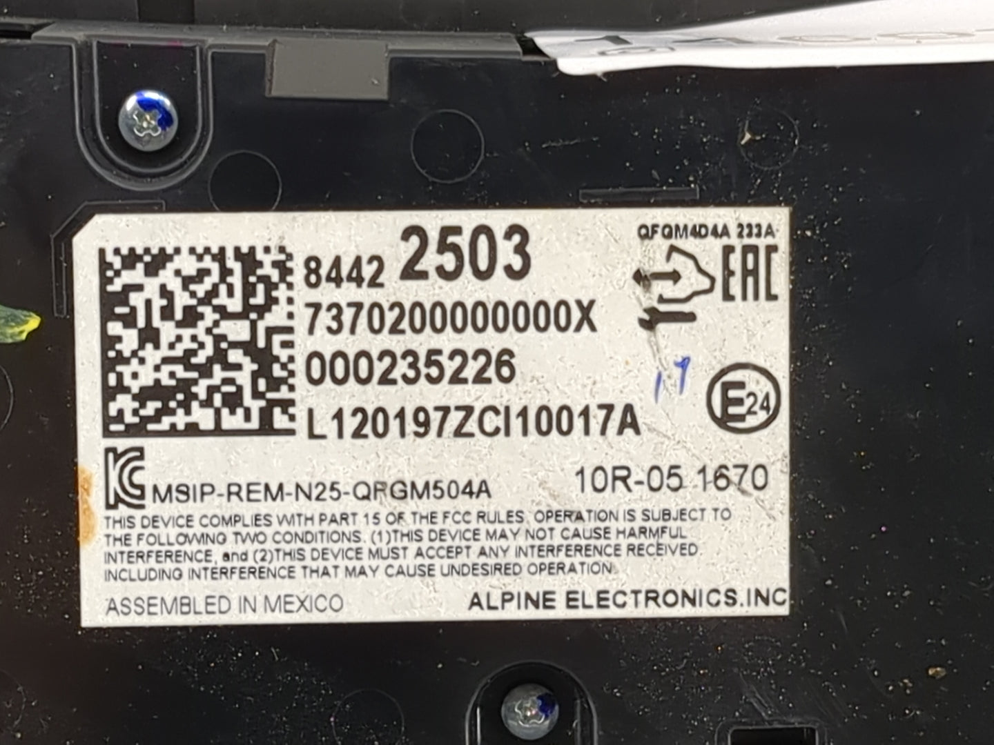 2020-2022 Chevrolet Equinox Climate Control Module Temperature AC/Heater Replacement P/N:84422503 7370200000000X Fits OEM Us