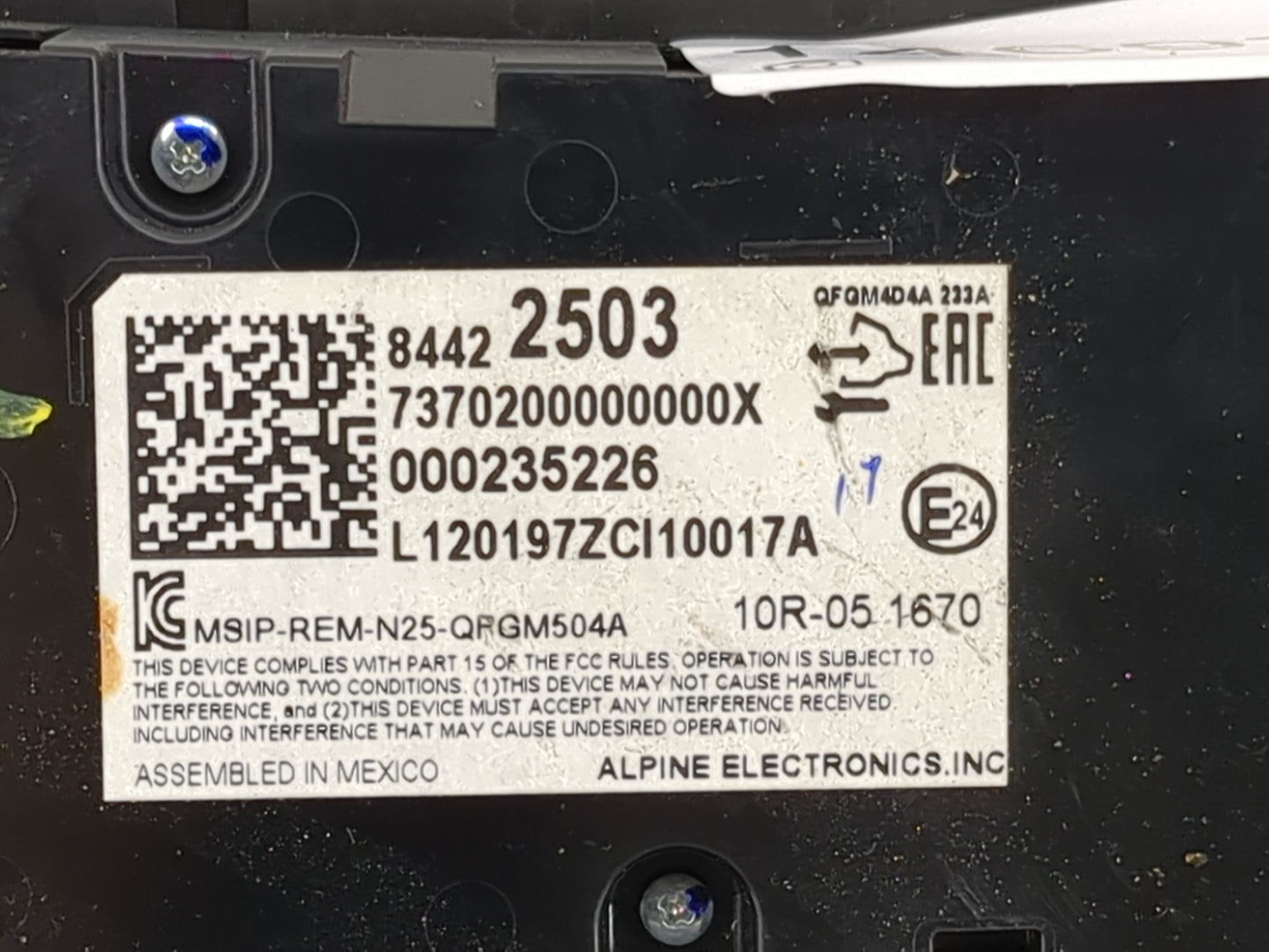 2020-2022 Chevrolet Equinox Climate Control Module Temperature AC/Heater Replacement P/N:84422503 7370200000000X Fits OEM Us
