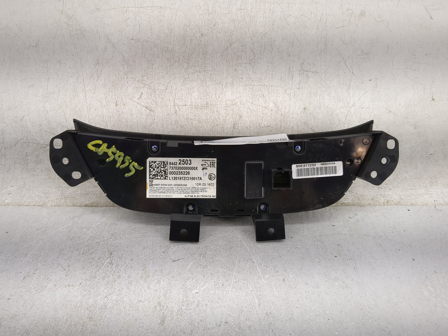 2020-2022 Chevrolet Equinox Climate Control Module Temperature AC/Heater Replacement P/N:84422503 7370200000000X Fits OEM Us