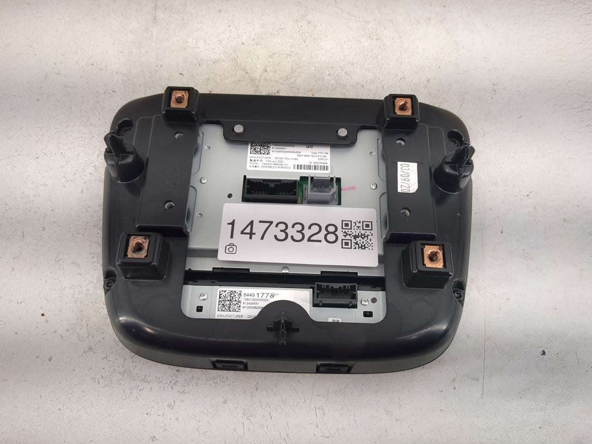 2020 Chevrolet Equinox Information Radio Display Screen 1473328 - Oemusedautoparts1.com