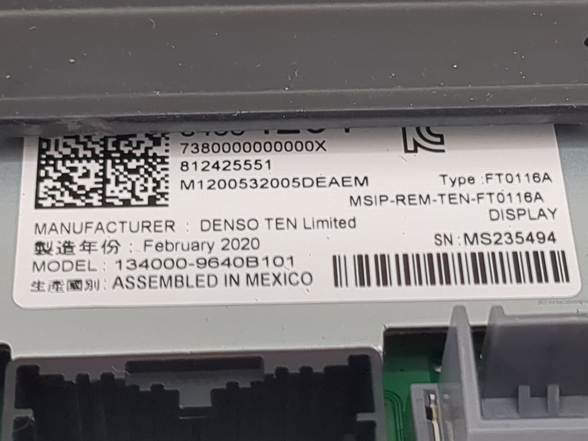 2020 Chevrolet Equinox Information Radio Display Screen 1473328 - Oemusedautoparts1.com