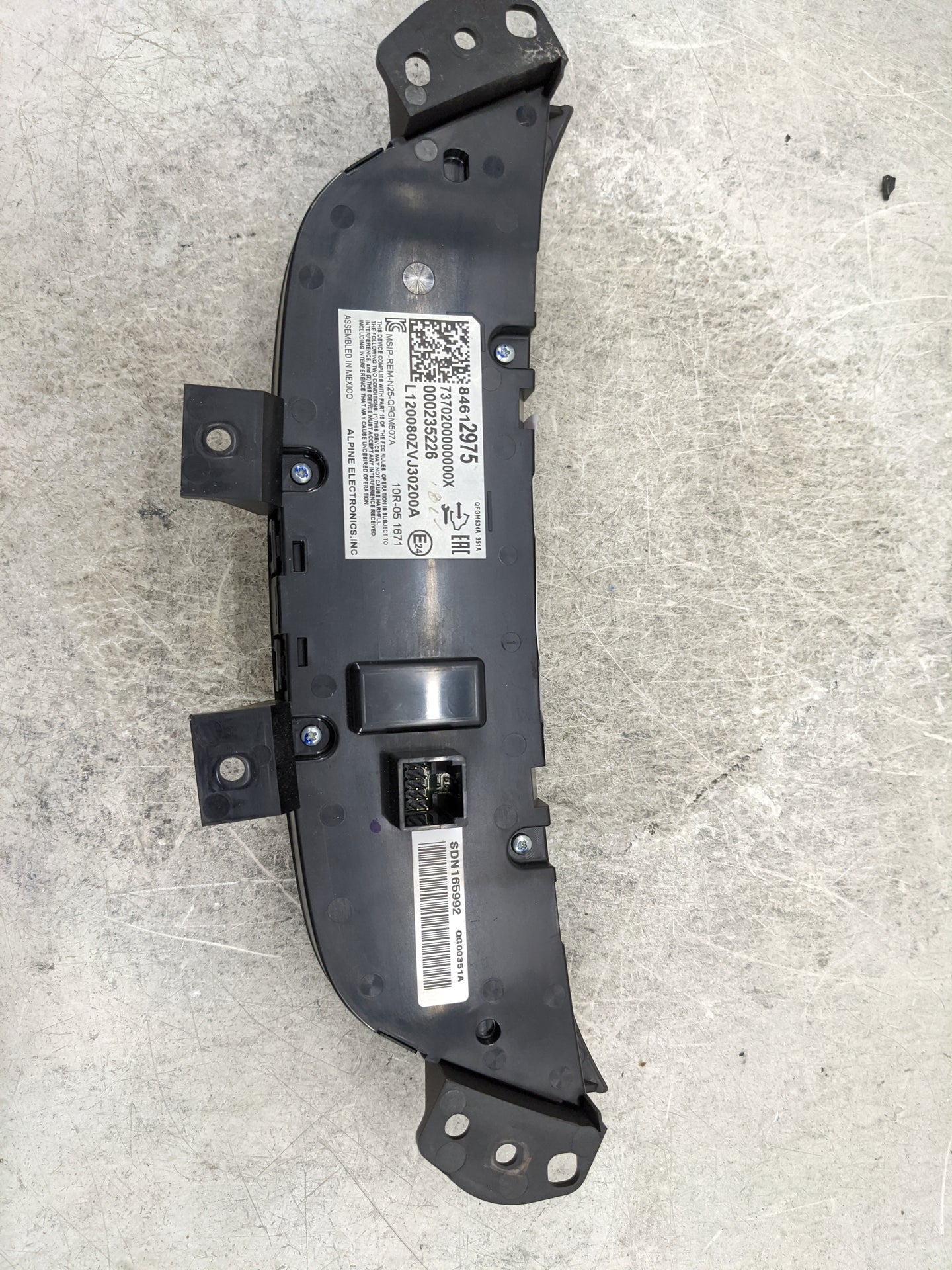 2019-2021 Chevrolet Equinox Climate Control Module Temperature AC/Heater Replacement P/N:84612975 QFGM507A Fits OEM Used Aut