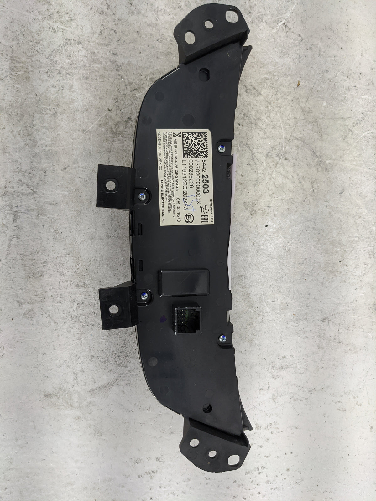 2019-2021 Chevrolet Equinox Climate Control Module Temperature AC/Heater Replacement P/N:84422503 737020000000X Fits OEM Use