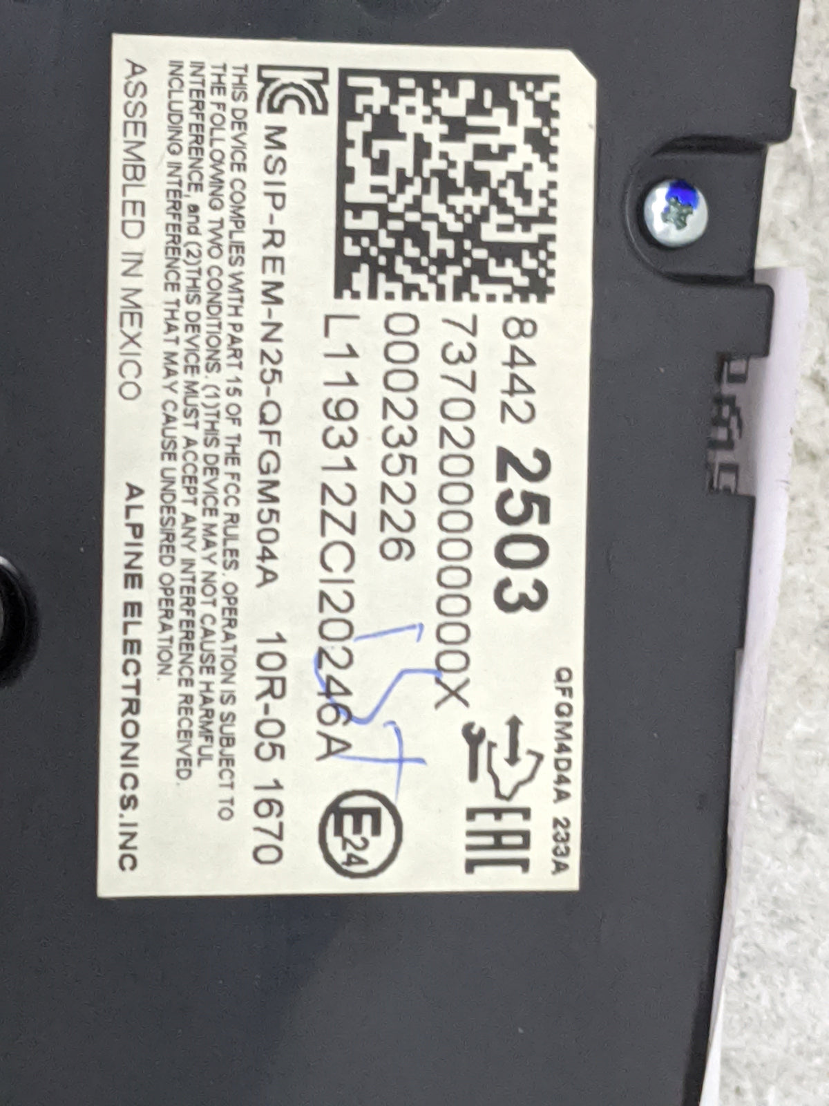2019-2021 Chevrolet Equinox Climate Control Module Temperature AC/Heater Replacement P/N:84422503 737020000000X Fits OEM Use