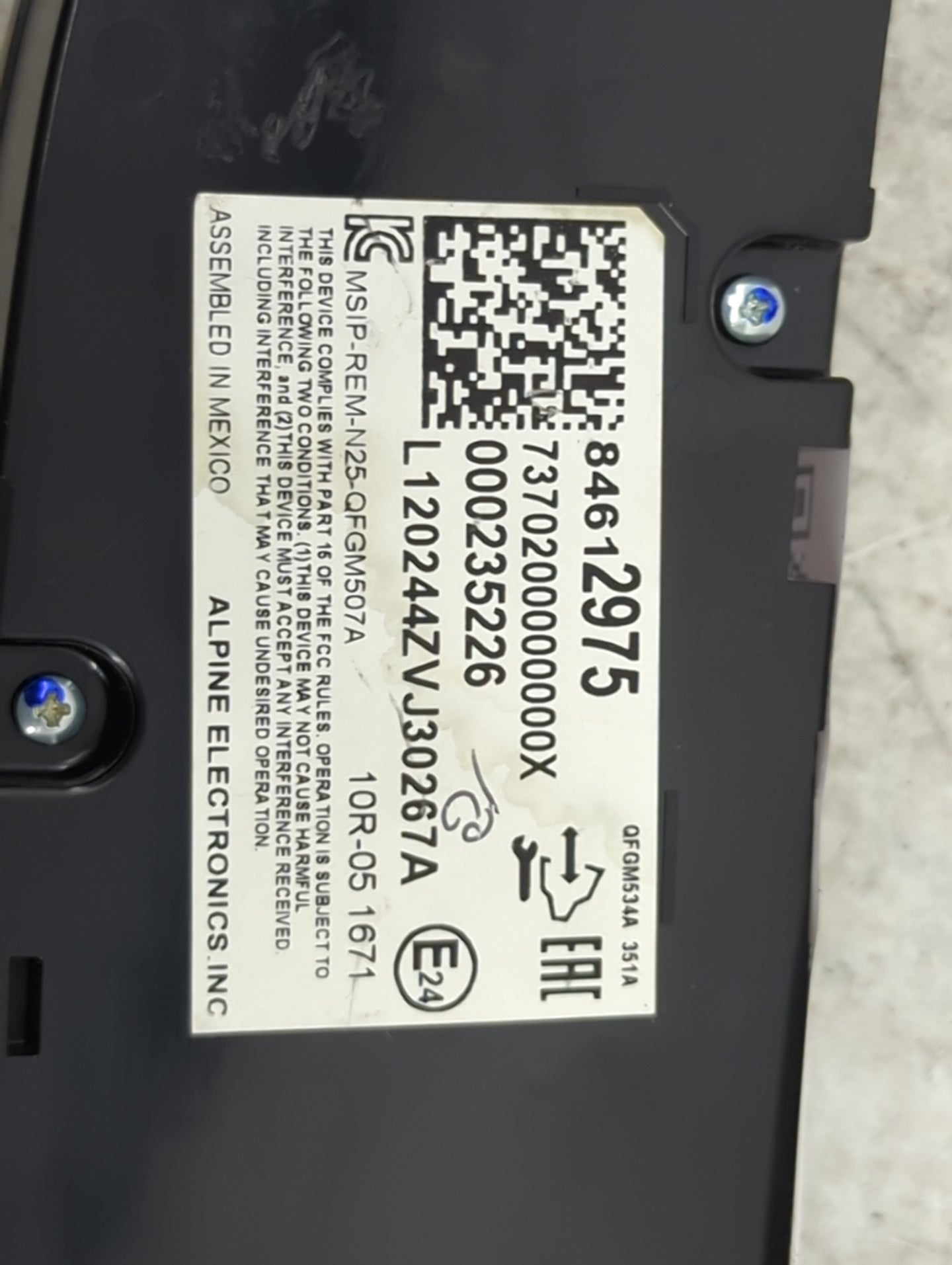 2020-2022 Chevrolet Equinox Climate Control Module Temperature AC/Heater Replacement P/N:84612975 737020000000X Fits OEM Use
