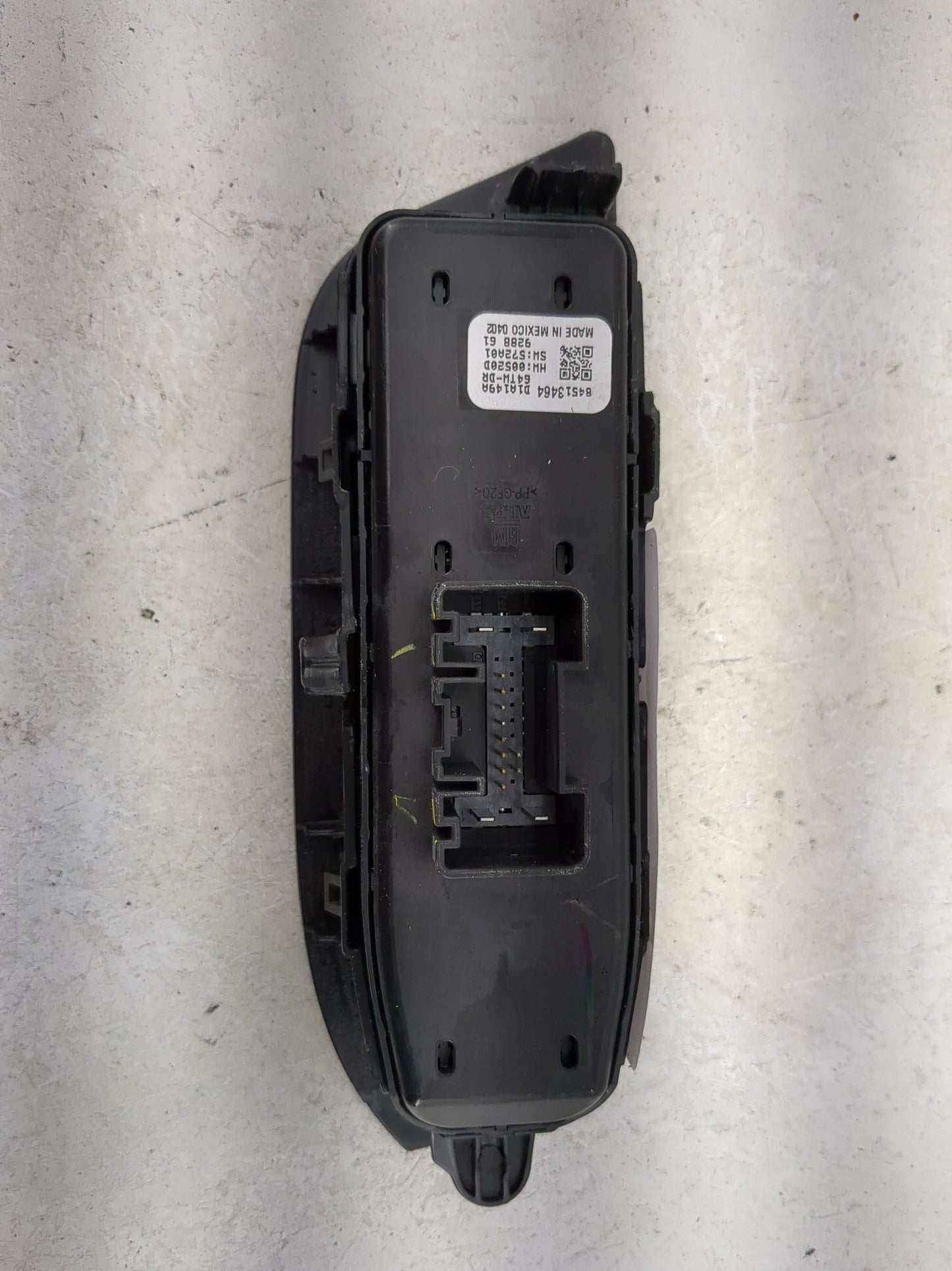 2018-2022 Chevrolet Equinox Master Power Window Switch Replacement Driver Side Left P/N:84513464 D1A149A Fits OEM Used Auto 