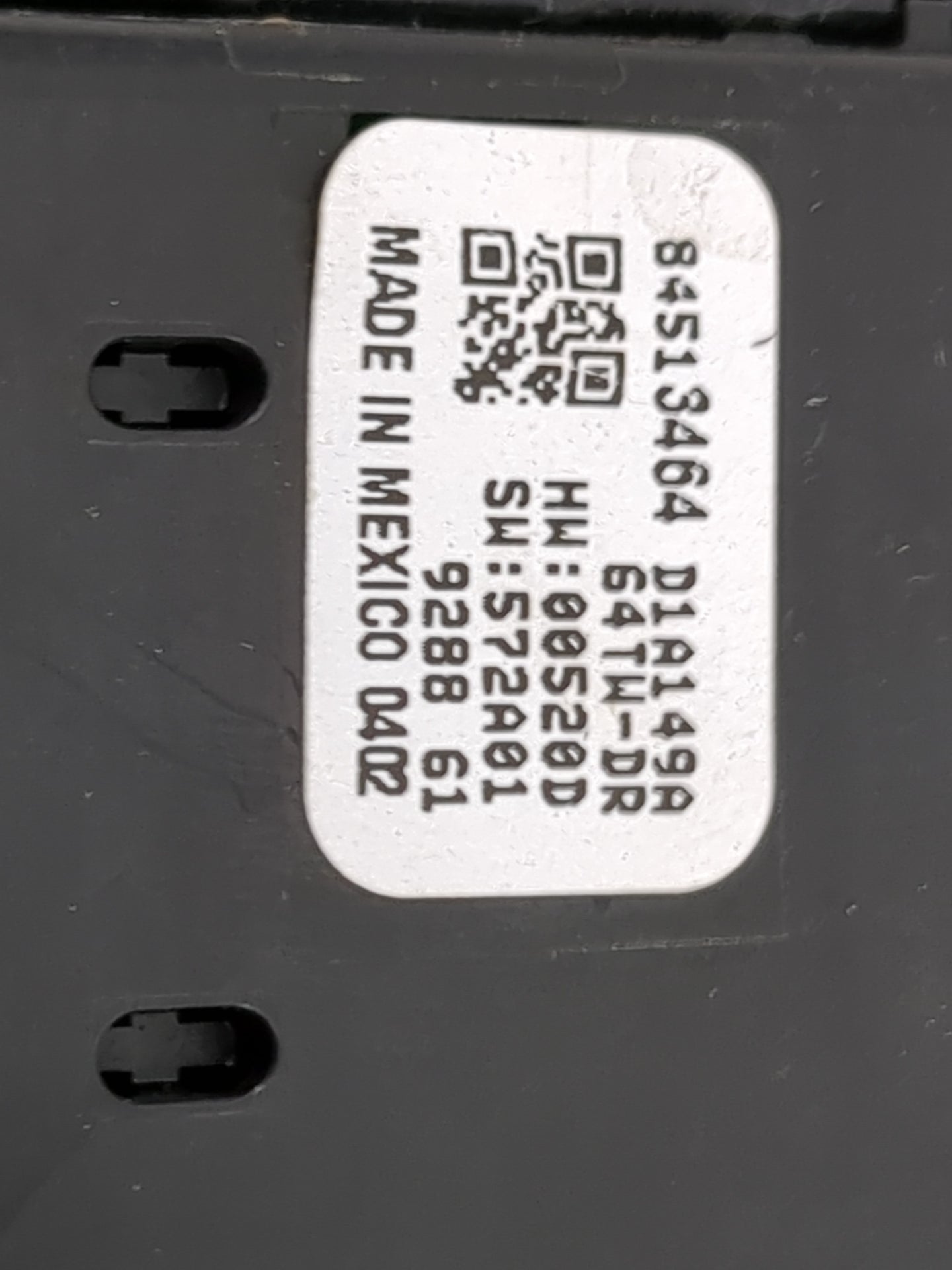2018-2022 Chevrolet Equinox Master Power Window Switch Replacement Driver Side Left P/N:84513464 D1A149A Fits OEM Used Auto 