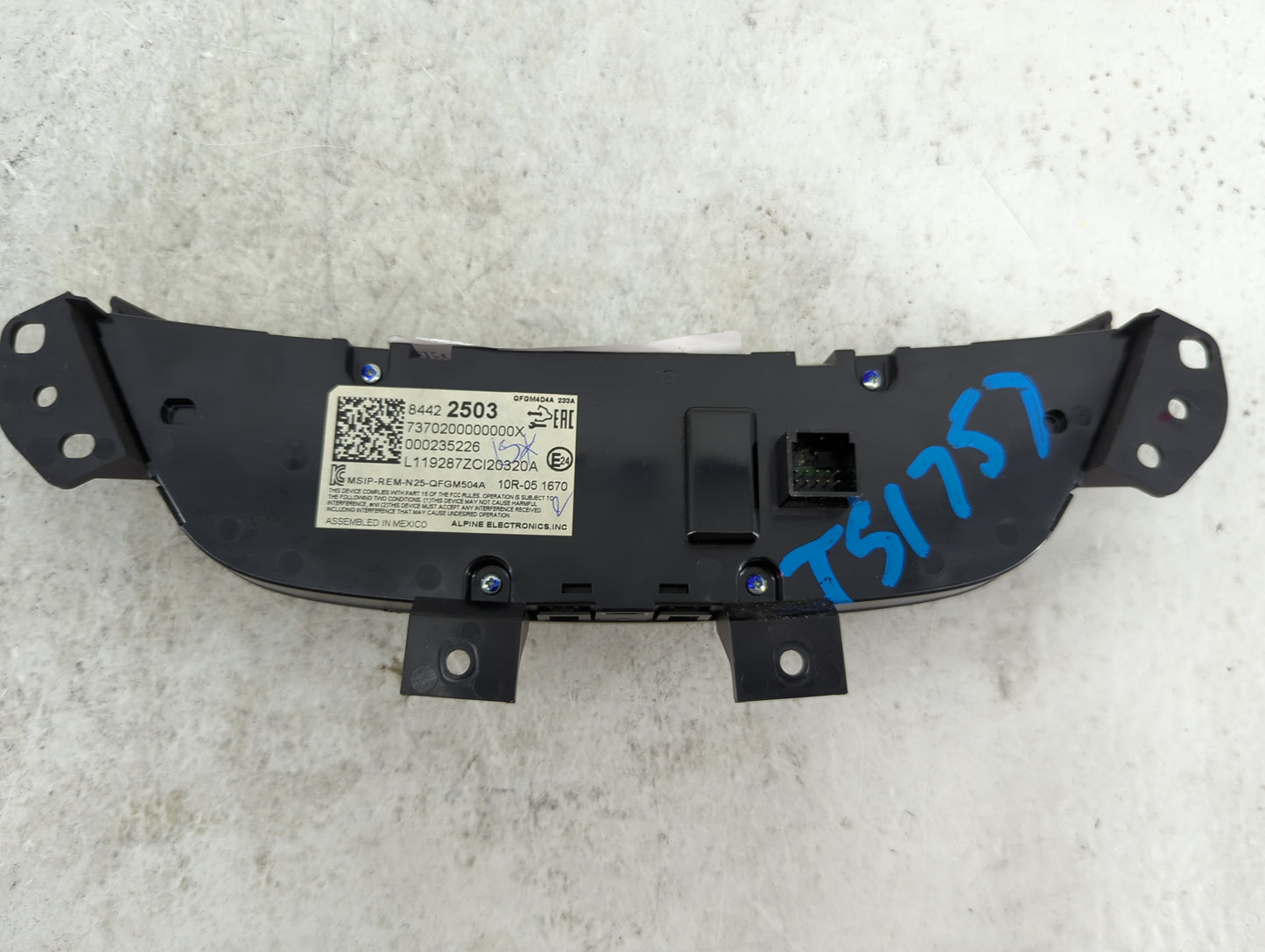 2019-2021 Chevrolet Equinox Climate Control Module Temperature AC/Heater Replacement P/N:84422503 7370200000000X Fits OEM Us