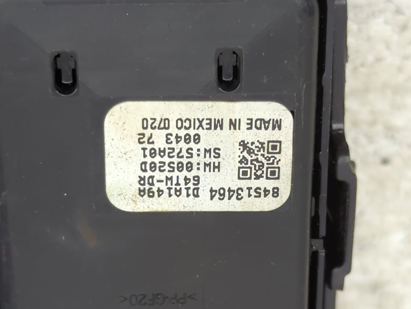 2018-2022 Chevrolet Equinox Master Power Window Switch Replacement Driver Side Left P/N:84513464 D1A149A Fits OEM Used Auto 