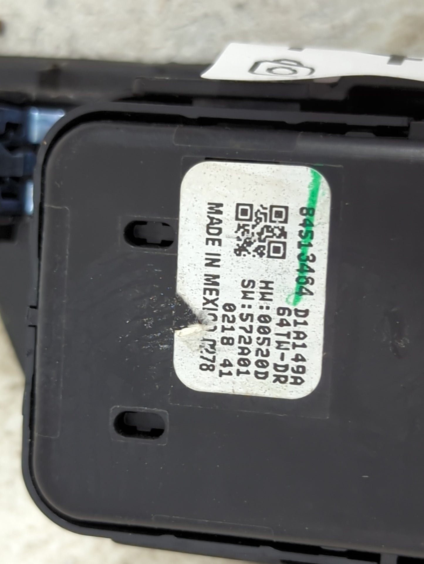 2018-2022 Chevrolet Equinox Master Power Window Switch Replacement Driver Side Left P/N:84513464 D1A149A Fits OEM Used Auto 