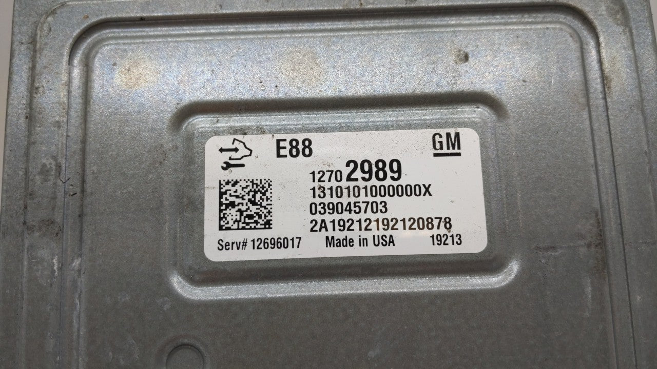 2020 Chevrolet Equinox PCM Engine Control Computer ECU ECM PCU OEM P/N:12702989 Fits OEM Used Auto Parts - Oemusedautoparts1