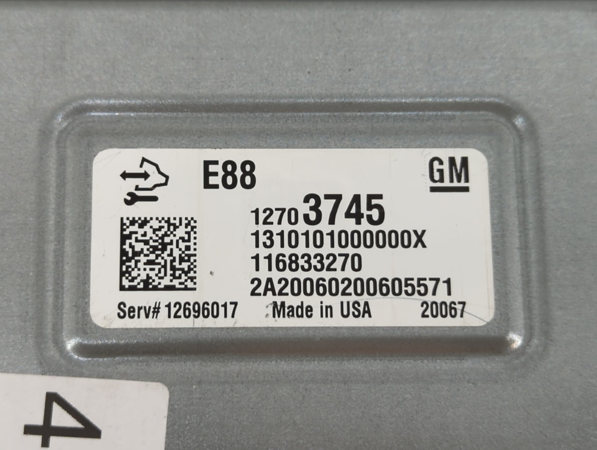2020-2022 Chevrolet Equinox PCM Engine Control Computer ECU ECM PCU OEM P/N:12702989 12696017, 12703745 Fits Fits 2020 2021 