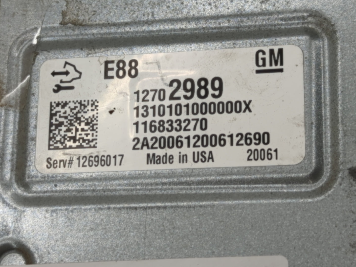 2020-2022 Chevrolet Equinox PCM Engine Control Computer ECU ECM PCU OEM P/N:12696017 12703776, 12707822 Fits Fits 2020 2021 