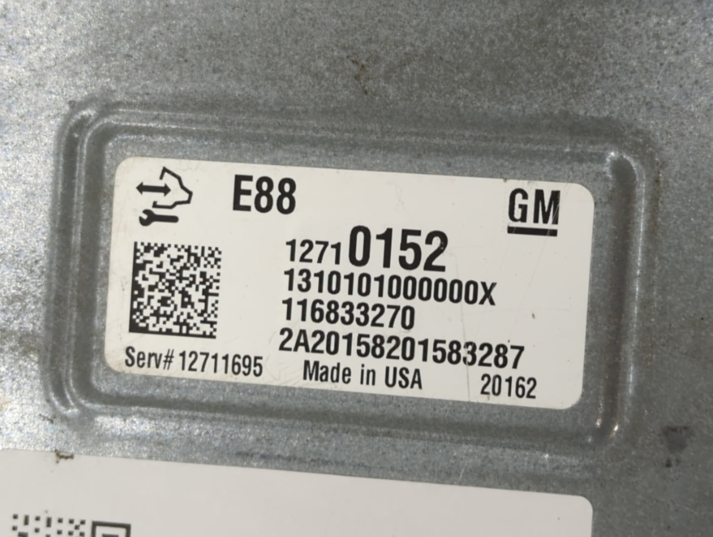 2020-2022 Chevrolet Equinox PCM Engine Control Computer ECU ECM PCU OEM P/N:12710152 Fits Fits 2020 2021 2022 OEM Used Auto 