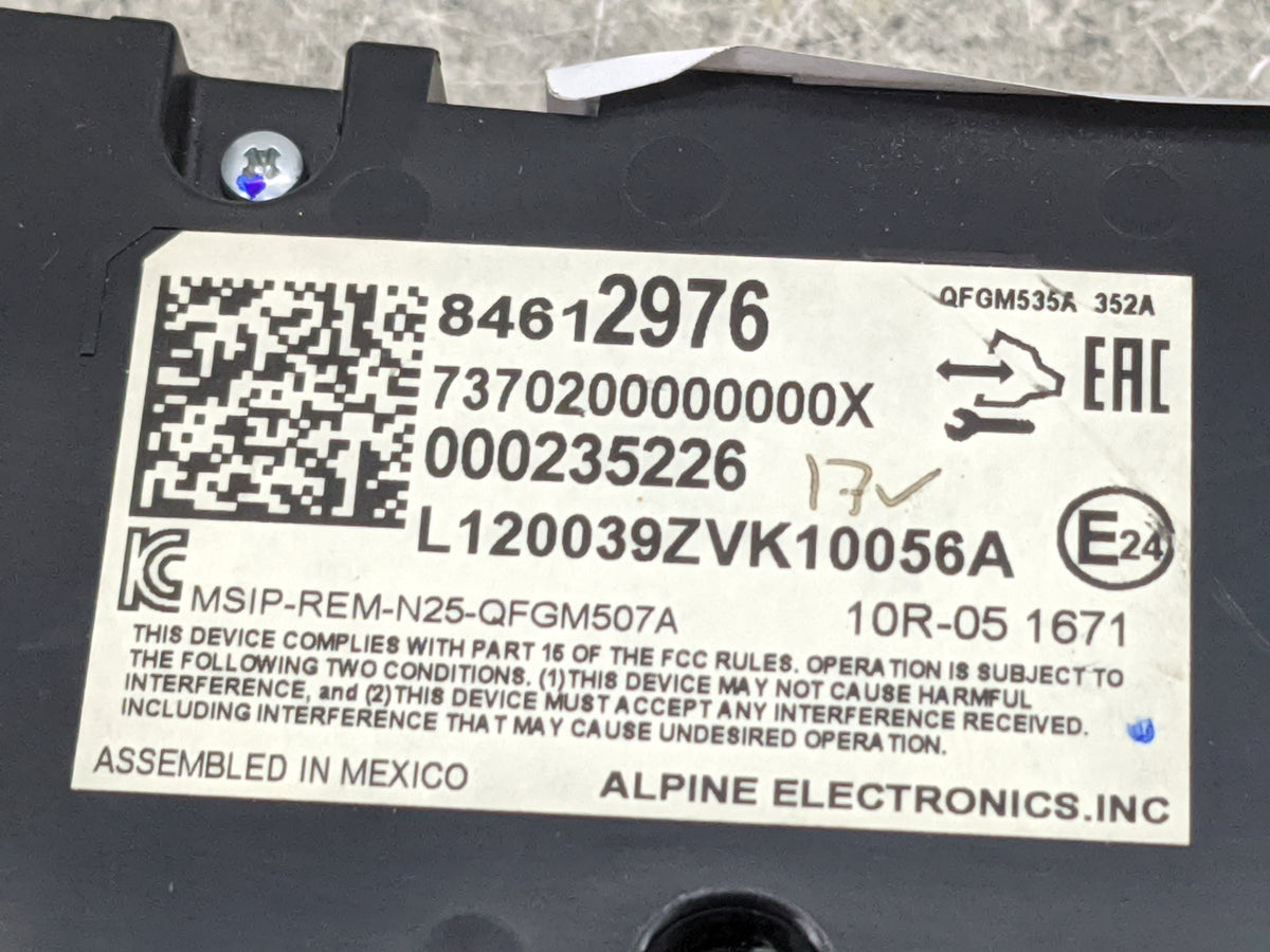2019-2021 Chevrolet Equinox Climate Control Module Temperature AC/Heater Replacement P/N:84612976 7370200000000X Fits OEM Us