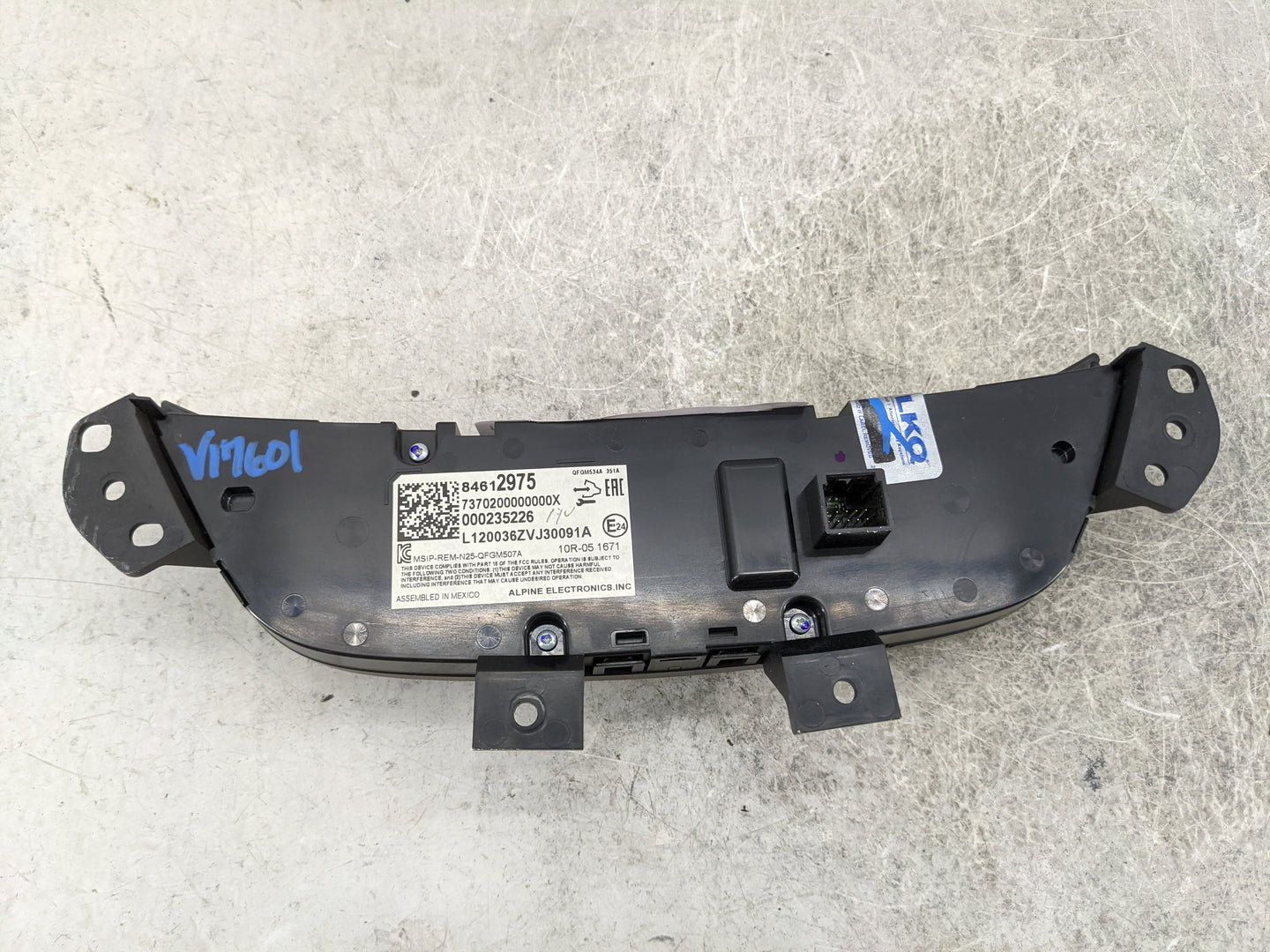 2019-2021 Chevrolet Equinox Climate Control Module Temperature AC/Heater Replacement P/N:84612975 7370200000000X Fits OEM Us
