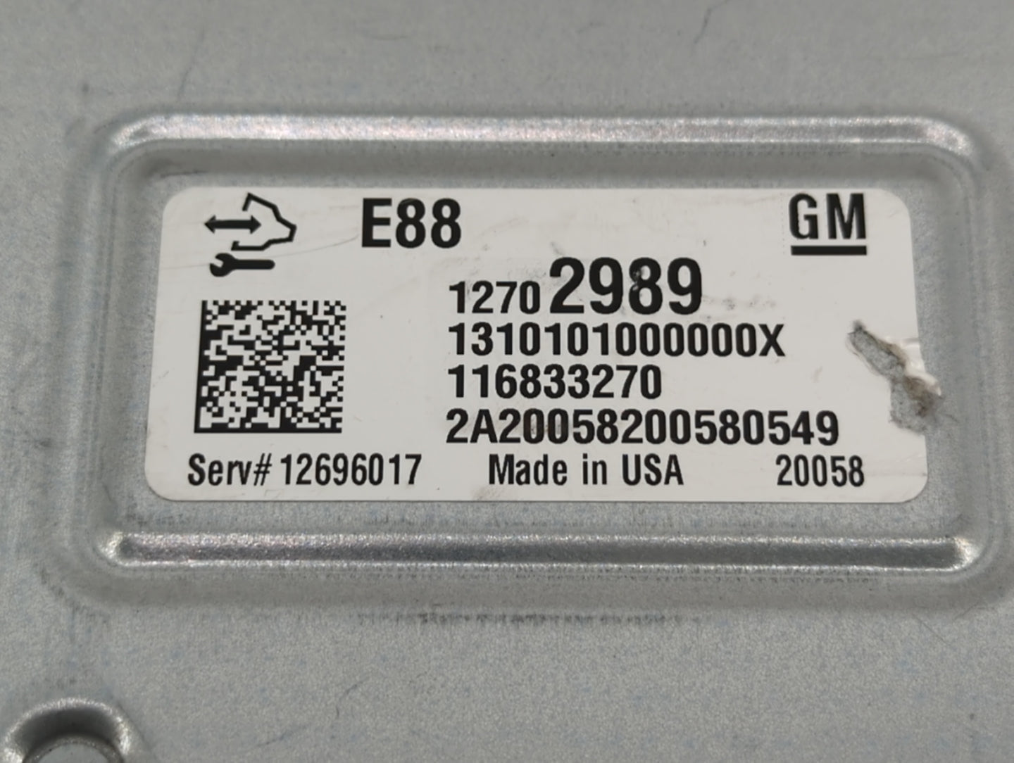 2020-2022 Chevrolet Equinox PCM Engine Control Computer ECU ECM PCU OEM P/N:12696017 12702989 Fits Fits 2020 2021 2022 OEM U