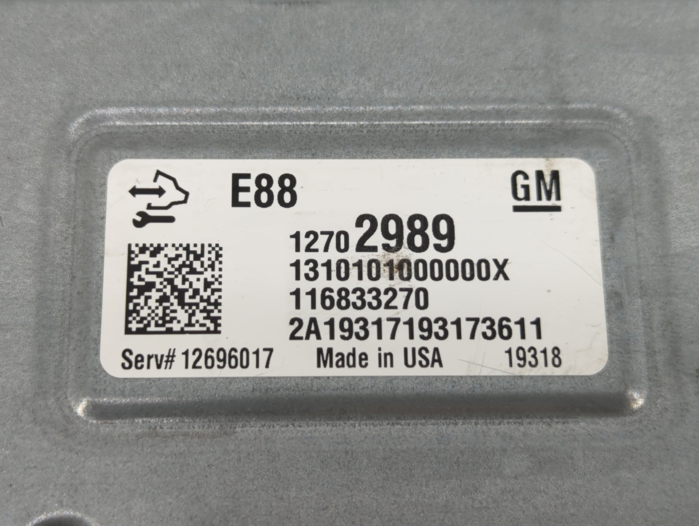 2020-2022 Chevrolet Equinox PCM Engine Control Computer ECU ECM PCU OEM P/N:12696017 12702989 Fits Fits 2020 2021 2022 OEM U