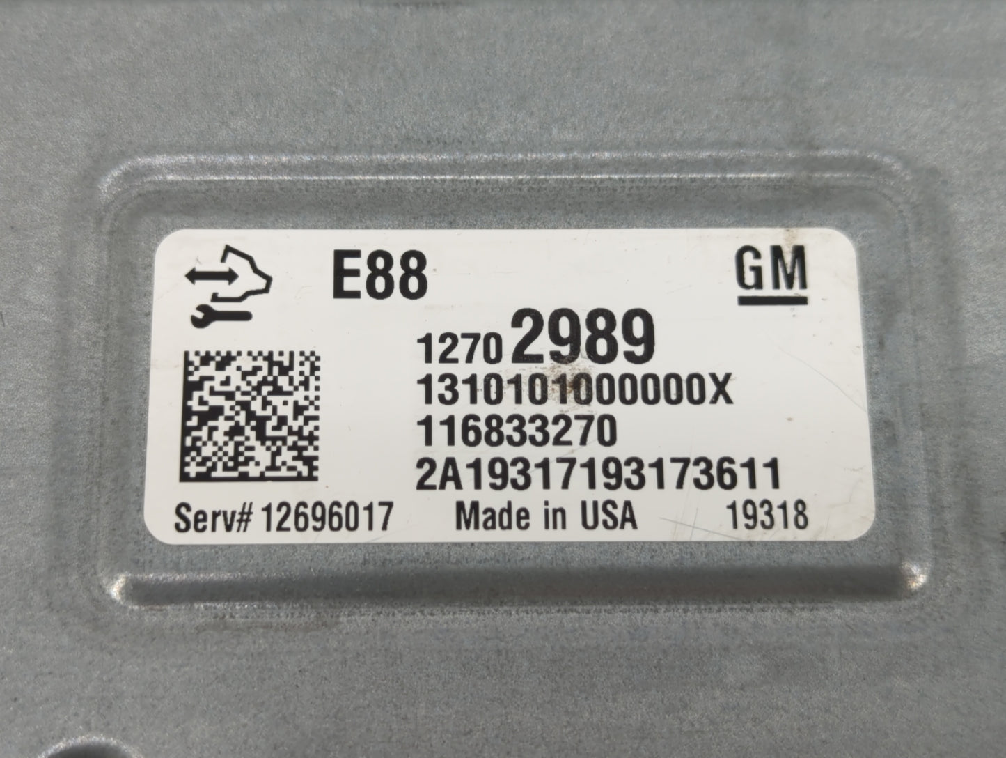 2020-2022 Chevrolet Equinox PCM Engine Control Computer ECU ECM PCU OEM P/N:12696017 12702989 Fits Fits 2020 2021 2022 OEM U